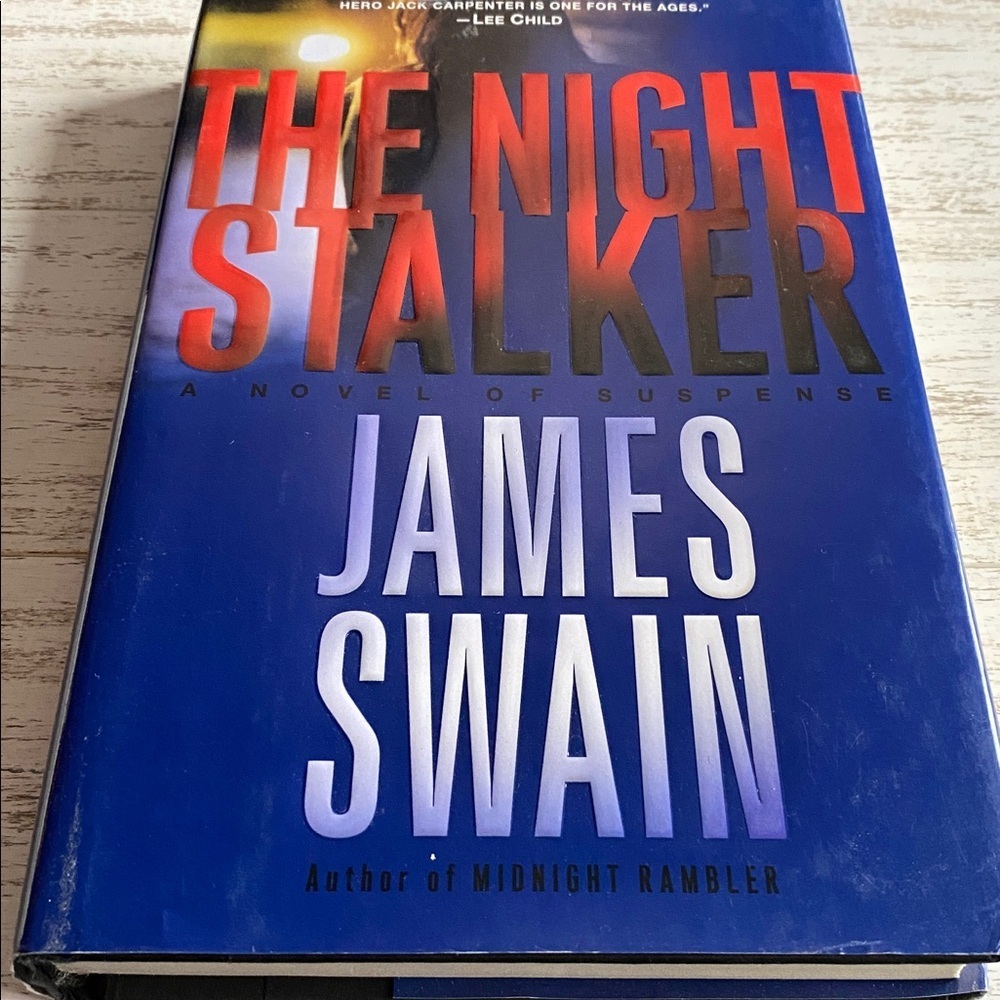 The Night Stalker by James Swain Hardcover 2008 Jack Carpenter Crime Mystery